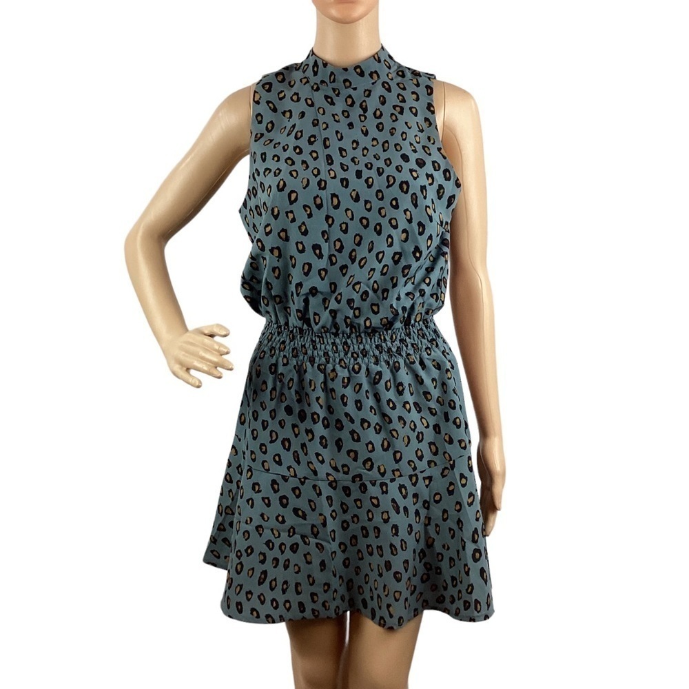 cupcakes & cashmere Steven Dress Size S Storm Blue